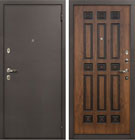 Входная дверь Лекс 1А Винорит Голден патина черная (панель №33)